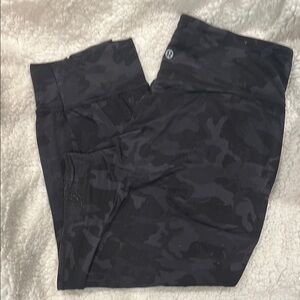 lululemon athletica Black Camouflage Capris